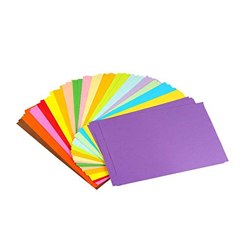 Erlliyeu Buntpapier Farbigen A4 Kopierpapier Papier mehr Spaß am Basteln Gestalten Dekorieren Zuschnitt-Papier 100 Blätter 10 Farben für DIY Kunst Handwerk (20 * 30cm) von Erlliyeu