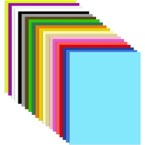 Erlliyeu Buntpapier Farbigen A4 Kopierpapier Papier mehr (20 Color -600pcs) von Erlliyeu