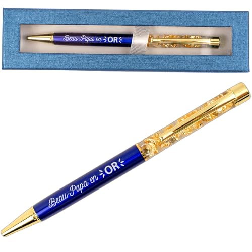 Ernestine - Etui + Kugelschreiber Beau Papa in Gold – Geschenkidee zum Geburtstag – Vatertagsgeschenk – Geschenke für schönen Papa – personalisierbarer Stift für schönen Vater – originelle Ankündigung Ernestine - Etui + Kugelschreiber Beau Papa in Gold – Geschenkidee zum Geburtstag – Vatertagsgeschenk – Geschenke für schönen Papa – personalisierbarer Stift für schönen Vater – originelle Ankündigung von Ernestine
