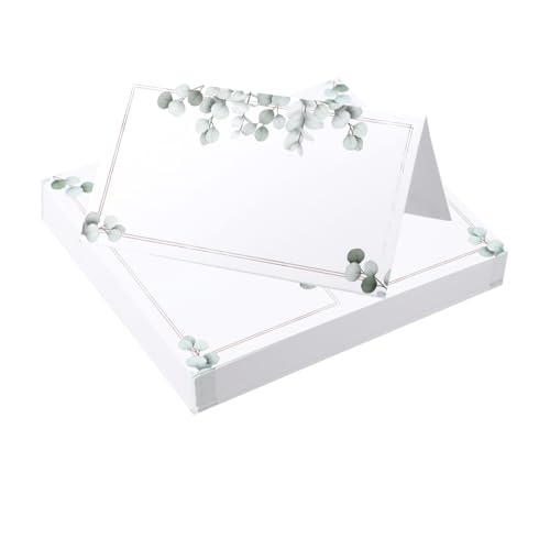 Tischkarten Blanko Tischkarten Hochzeit Namensschilder Tisch Platzkarten Geburtstag Place Cards für Hochzeit Geburtstag Konfirmation Kommunion Taufe Feier von Eruinfang