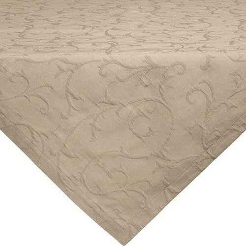 Erwin Müller Mitteldecke Düsseldorf bügelfrei beige Größe 80x80 cm von Erwin Müller