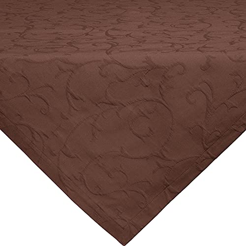 Erwin Müller Mitteldecke Düsseldorf bügelfrei braun Größe 80x80 cm von Erwin Müller