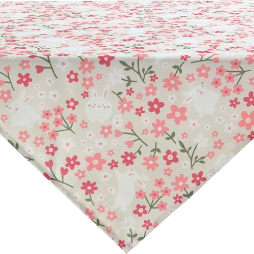 Erwin Müller Mitteldecke Häschen Baumwolle Natur-rosé Größe 85x85 cm Erwin Müller Mitteldecke Häschen Baumwolle Natur-rosé Größe 85x85 cm von Erwin Müller