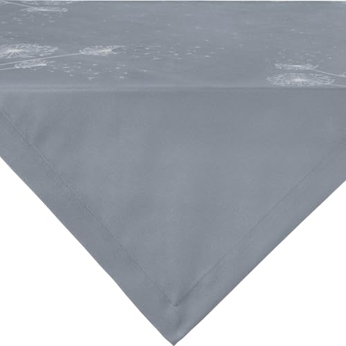Erwin Müller Mitteldecke Pusteblume grau-weiß Größe 110x110 cm von Erwin Müller