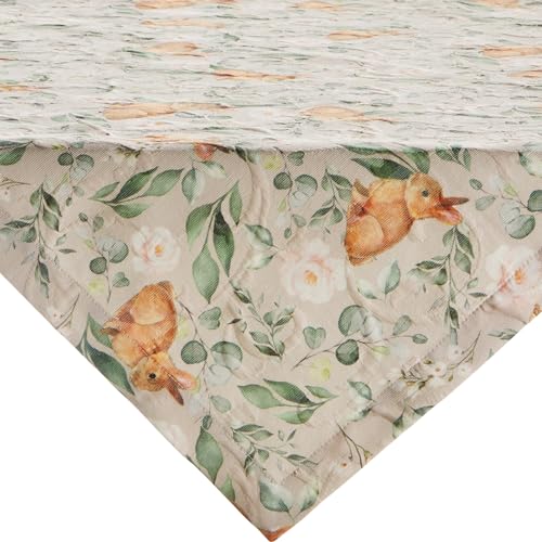 Erwin Müller Mitteldecke bügelfrei beige-grün Größe 80x80 cm Erwin Müller Mitteldecke bügelfrei beige-grün Größe 80x80 cm von Erwin Müller