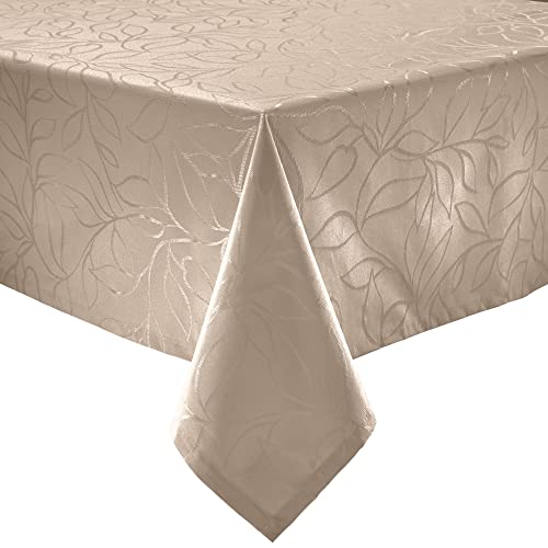 Erwin Müller Outdoor-Tischdecke Terrassa abwaschbar Cappuccino Größe 130x220 cm von Erwin Müller