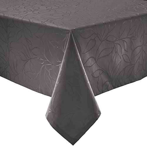 Erwin Müller Outdoor-Tischdecke Terrassa abwaschbar anthrazit Größe 130x220 cm von Erwin Müller