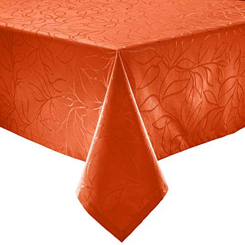 Erwin Müller Outdoor-Tischdecke Terrassa abwaschbar orange Größe 130x170 cm von Erwin Müller