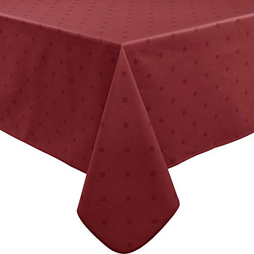 Erwin Müller abwaschbare Tischdecke, Tischwäsche Neuss im Rautendesign, Burgund Größe 130x220 cm - acrylversiegeltes Gewebe für leichtes Wischen (weitere Farben, Größen) Erwin Müller abwaschbare Tischdecke, Tischwäsche Neuss im Rautendesign, Burgund Größe 130x220 cm - acrylversiegeltes Gewebe für leichtes Wischen (weitere Farben, Größen) von Erwin Müller