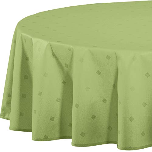 Erwin Müller abwaschbare Tischdecke, Tischwäsche Neuss im Rautendesign, grün Größe rund 160 cm Ø - acrylversiegeltes Gewebe für leichtes Wischen (weitere Farben, Größen) Erwin Müller abwaschbare Tischdecke, Tischwäsche Neuss im Rautendesign, grün Größe rund 160 cm Ø - acrylversiegeltes Gewebe für leichtes Wischen (weitere Farben, Größen) von Erwin Müller
