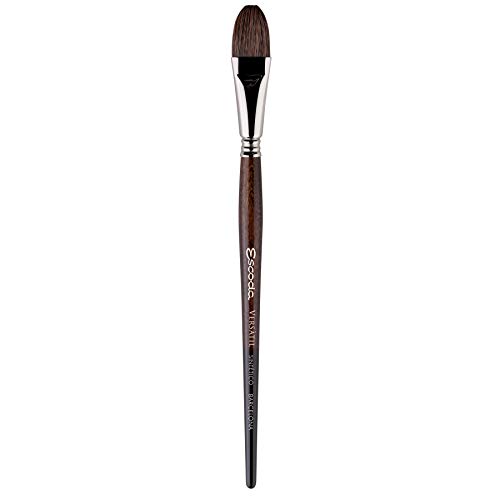 Escoda 1543-050 Versatil 1543 Series Künstler-Aquarell-und Acryl-Pinsel, Naturfarben, Waschbar, Size 1/2" von Escoda