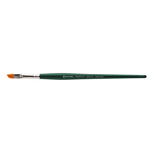 Escoda Barroco Series 1570 Künstler-Aquarell- und Acryl-Pinsel, synthetisches Gold-Taklon-Filament, Winkel, Größe 10 Escoda Barroco Series 1570 Künstler-Aquarell- und Acryl-Pinsel, synthetisches Gold-Taklon-Filament, Winkel, Größe 10 von Escoda