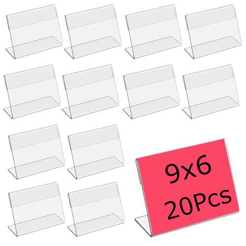 20 Stück Tischaufsteller Dachform 9 x 6 cm, Etikettenhalter aus Transparentem Acryl, Tischaufsteller Dachform, Werbeaufsteller aus Acrylglas, für Schule Büro Konferenzraum, Transparent 20 Stück Tischaufsteller Dachform 9 x 6 cm, Etikettenhalter aus Transparentem Acryl, Tischaufsteller Dachform, Werbeaufsteller aus Acrylglas, für Schule Büro Konferenzraum, Transparent von Esforzarse