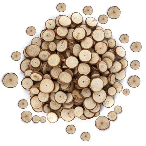 Esmula 300 Stück Holzscheiben zum Basteln Deko Klein, 1.5-3 cm Runde Holzscheiben zum, Holz Log Scheiben Unvollendete DIY Handwerk Holz-Scheiben Hochzeit Mittelstücke Weihnachten Dekoration Esmula 300 Stück Holzscheiben zum Basteln Deko Klein, 1.5-3 cm Runde Holzscheiben zum, Holz Log Scheiben Unvollendete DIY Handwerk Holz-Scheiben Hochzeit Mittelstücke Weihnachten Dekoration von Esmula