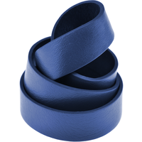 Lederriemen – Flaches Lederband aus Rindsleder | Blau | 1 Meter, 3 mm dick Lederriemen – Flaches Lederband aus Rindsleder | Blau | 1 Meter, 3 mm dick von Esnado
