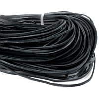 esnado Eckiges Lederband 3 x 2 mm – Schwarz esnado Eckiges Lederband 3 x 2 mm – Schwarz von Esnado