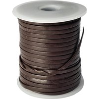 esnado Lederband Flach 3 x 1 mm - Braun - echtes Leder esnado Lederband Flach 3 x 1 mm - Braun - echtes Leder von Esnado