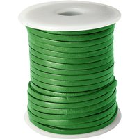 esnado Lederband Flach 3 x 1 mm - Grün - echtes Leder esnado Lederband Flach 3 x 1 mm - Grün - echtes Leder von Esnado