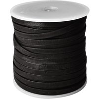 esnado Lederband Flach 4 x 1 mm - Schwarz - echtes Leder esnado Lederband Flach 4 x 1 mm - Schwarz - echtes Leder von Esnado