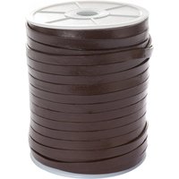 esnado Lederband Flach 6 mm - Braun von Esnado