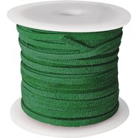 esnado Lederband Wildleder Flach 3 x 1,5 mm - Grün esnado Lederband Wildleder Flach 3 x 1,5 mm - Grün von Esnado