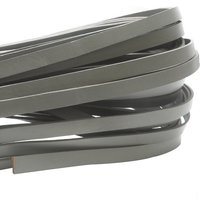 esnado Lederband flach, 10 mm x 2 mm - Grau esnado Lederband flach, 10 mm x 2 mm - Grau von Esnado