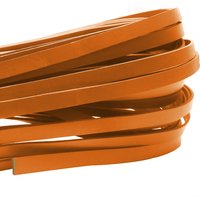 esnado Lederband flach, 10 mm x 2 mm - Orange esnado Lederband flach, 10 mm x 2 mm - Orange von Esnado