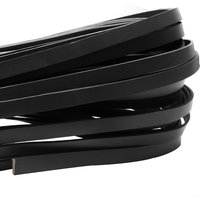 esnado Lederband flach, 10 mm x 2 mm - Schwarz esnado Lederband flach, 10 mm x 2 mm - Schwarz von Esnado