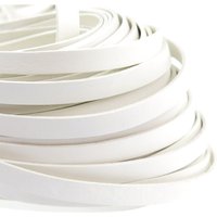 esnado Lederband flach, 10 mm x 2 mm - Weiß esnado Lederband flach, 10 mm x 2 mm - Weiß von Esnado