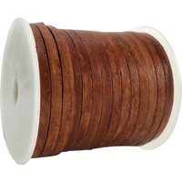 esnado Lederband flach - Breite 5 mm - Antik Hellbraun esnado Lederband flach - Breite 5 mm - Antik Hellbraun von Esnado