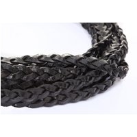 esnado Lederband flach geflochten, 12 mm - Schwarz esnado Lederband flach geflochten, 12 mm - Schwarz von Esnado