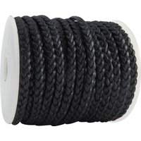 esnado Lederband flach geflochten, 5 mm x 2 mm - Navy von Esnado
