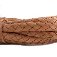 esnado Lederband geflochten, Ø 10 mm - Natur esnado Lederband geflochten, Ø 10 mm - Natur von Esnado