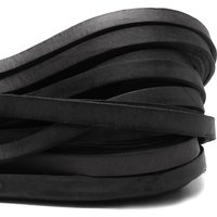 esnado Lederriemen, 10 mm x 2,5 mm - Schwarz esnado Lederriemen, 10 mm x 2,5 mm - Schwarz von Esnado