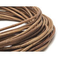 esnado Lederriemen Rund 5 mm - Naturbraun esnado Lederriemen Rund 5 mm - Naturbraun von Esnado