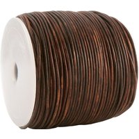 esnado Lederschnur 1 mm Mesh Holzbraun - Rindsleder esnado Lederschnur 1 mm Mesh Holzbraun - Rindsleder von Esnado