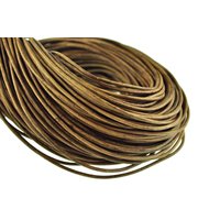 esnado Lederschnur 2mm in Mesh Erdnussbraun – Echtes Rindsleder esnado Lederschnur 2mm in Mesh Erdnussbraun – Echtes Rindsleder von Esnado
