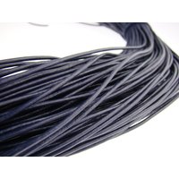 esnado Lederschnur 2mm in Navy – Echtes Rindsleder von Esnado
