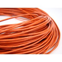esnado Lederschnur 2mm in Orange – Echtes Rindsleder esnado Lederschnur 2mm in Orange – Echtes Rindsleder von Esnado