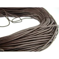 esnado Lederschnur 3 mm Braun - echtes Leder von Esnado