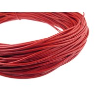 esnado Lederschnur 3 mm Rot - echtes Leder von Esnado