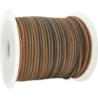 esnado Lederschnur Rund 2 mm - Bicolor Hellblau/Beige. Länge: 25 m auf Rolle esnado Lederschnur Rund 2 mm - Bicolor Hellblau/Beige. Länge: 25 m auf Rolle von Esnado