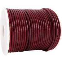 esnado Lederschnur Rund 2 mm - Bicolor Weinrot/Weinrot. Länge: 25 m auf Rolle esnado Lederschnur Rund 2 mm - Bicolor Weinrot/Weinrot. Länge: 25 m auf Rolle von Esnado