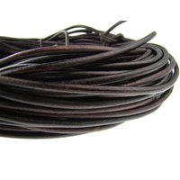 esnado Lederschnur Rund 4 mm - Antik Braun - echtes Leder esnado Lederschnur Rund 4 mm - Antik Braun - echtes Leder von Esnado