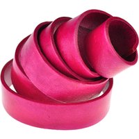 esnado flaches Lederband | Antik Pink | 1 Meter von Esnado