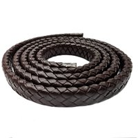 esnado geflochtene Lederschnur - Braun -12 mm x 6 mm esnado geflochtene Lederschnur - Braun -12 mm x 6 mm von Esnado