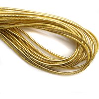 esnado gesäumte Lederschnur – 2,5 mm - Gold esnado gesäumte Lederschnur – 2,5 mm - Gold von Esnado