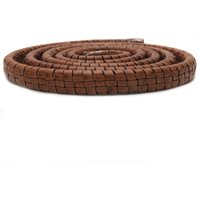 esnado ovale Lederschnur geflochten, 11 mm x 6 mm – Antik Hellbraun esnado ovale Lederschnur geflochten, 11 mm x 6 mm – Antik Hellbraun von Esnado