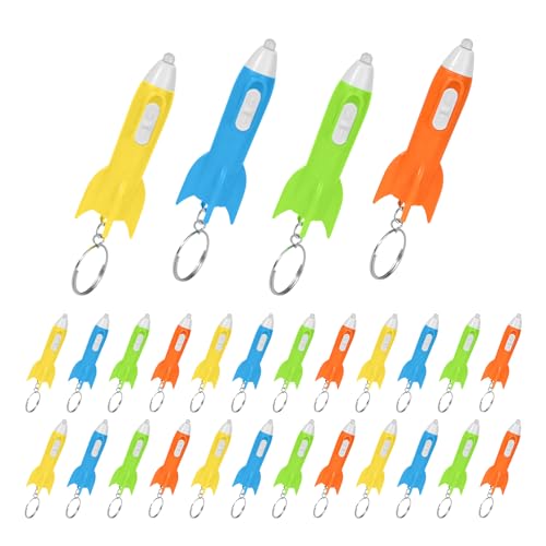 Esoes 24 Stücke Schlüsselanhänger Taschenlampen,Mitgebsel Kindergeburtstag,Mini Raketen Taschenlampe LED,Hängen Schmücken Entzückende Raketen Kopf Keychain,Weihnachtstag,Camping Esoes 24 Stücke Schlüsselanhänger Taschenlampen,Mitgebsel Kindergeburtstag,Mini Raketen Taschenlampe LED,Hängen Schmücken Entzückende Raketen Kopf Keychain,Weihnachtstag,Camping von Esoes