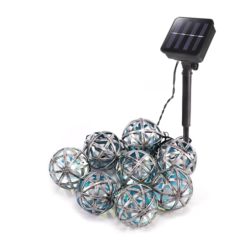 Esotec Solar Lichterkette Valerie, 2m, silber eisblau gebürstet, 8 LEDs neutralweiß, Akku, Solarmodul, Erdspieß, Solarleuchte, Dekoleuchte, außen, wetterfest, outdoor 103015 Esotec Solar Lichterkette Valerie, 2m, silber eisblau gebürstet, 8 LEDs neutralweiß, Akku, Solarmodul, Erdspieß, Solarleuchte, Dekoleuchte, außen, wetterfest, outdoor 103015 von Esotec